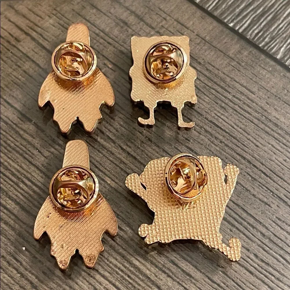 SpongeBob and Patrick Enamel Pins Set